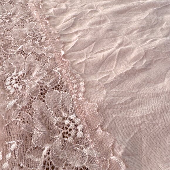 Maurices Plus Size 2X PINK Stretchy Crinkle Lace Cami - Picture 6 of 11